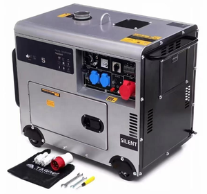 เครื่องกำเนิดไฟฟ้าดีเซลแบบพกพา OT-091 YHS-OT-091 8KW/10KVA 5KVA 6KW 10KW แบบโครงเปิด เงียบ พร้อมระบบสตาร์ท 1-3 เฟส และ 24V/12V - Product Image 1