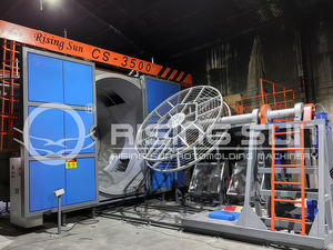 Rotations-roto spritzgießmaschine, Shuttle rotationsformungsverfahrens maschine - Product Image 4