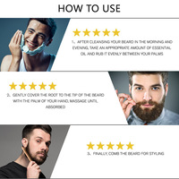 Huile de Croissance pour Barbe Homme – Soin Premium pour une Barbe plus Rapide et plus Saine