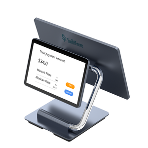 Màn hình đơn/kép tùy chọn: thiết bị đầu cuối <span class=keywords><strong>POS</strong></span> 15.6 inch kiểu dáng đẹp với thiết kế linh hoạt cho thiết bị Tài Chính - Product Image 2