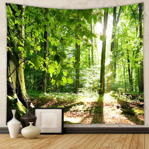 Fabricantes al por mayor hogar Fondo tela Ins estilo colgante tela Fondo <span class=keywords><strong>pared</strong></span> colgante bosque estilos <span class=keywords><strong>tapiz</strong></span> - Product Image 1