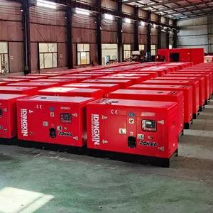 Impianto elettrico 20kw 30kw 60kw 80kvw generatore diesel produttore 100kw 150kva 200kw generatore di corrente silenzioso per la vendita