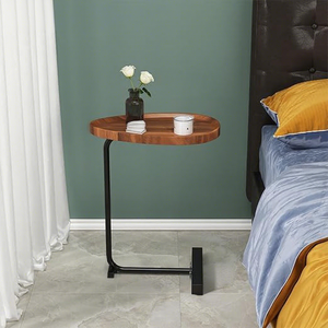Mesa de Centro Moderna para Sala de Estar, Mesa Decorativa Hecha a Mano con Acentos de Madera y Metal, Mueble Contemporáneo para el Hogar - Product Image 2