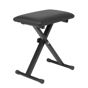 <span class=keywords><strong>Banc</strong></span> <span class=keywords><strong>de</strong></span> piano pliable Hidelok - Tabouret <span class=keywords><strong>de</strong></span> <span class=keywords><strong>clavier</strong></span> à cadre en X réglable en hauteur sur 3 niveaux pour musiciens - Product Image 2