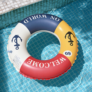 Thickened Anchor Swimming Ring Double Airbag For Children Pool Float Water Sports - Product Image 3