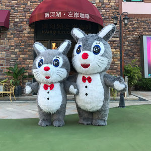 Di alta qualità gonfiabile pasqua coniglietto mascotte Costume gigante a grandezza naturale gonfiabile mascotte per la vendita - Product Image 6