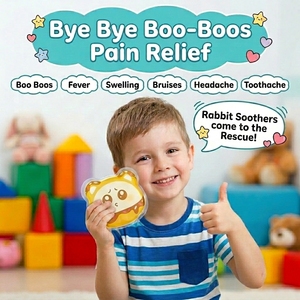 Impacco di Ghiaccio in Gel PVC Riutilizzabile a Forma di Animale Carino, per Bambini, Sollievo da Febbre e Dolore, Primo Soccorso - Product Image 2