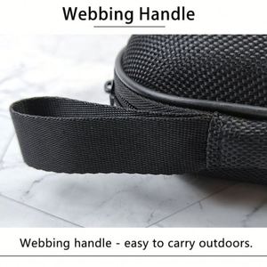 Convenient Eyeglasses Carrier Waterproof EVA Business <b>Sunglasses</b> Padded Eyewear Storage Case Protective Travel Outdoor Nylon Bag - Product Image 6