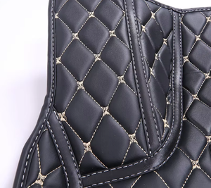 Factory Customized Leather Luxury Car Carpet Full Surround 3.5mm Thick 3-Piece Complete Set for Five Seats - Product Image 6