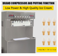 Gonly Nouveau Design Machines à grignoter sur pied Machine à crème glacée à 7 poignées