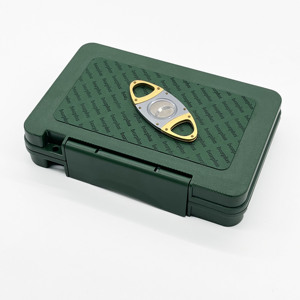 cigar humidor case factory Manufacturer Wholesale Backwoods Travel Cigar humidors Waterproof Cigar case with cutter