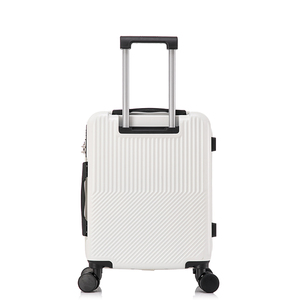 New Design Front Opening Luggage Hard Side Fashion PC Unisex <strong>Suitcase</strong> 3pcs <strong>White</strong> Travel Luggage Sets Wheel Valise - Product Image 2