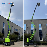 HNTIWIN Chine usine TW-V16 14m 16m 20m hauteur électrique bras incurvé plate-forme de travail ascenseurs hauteur réglable