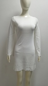 STOCK 6 Farben <span class=keywords><strong>Open</strong></span> <span class=keywords><strong>Back</strong></span> Frauen Kleid Strick Langarm Kleid Strand Outfits - Product Image 3