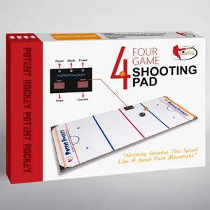 Mencetak Es Kontrol Hoki Praktek Multi-Game Elektronik Puck Shooting Pad