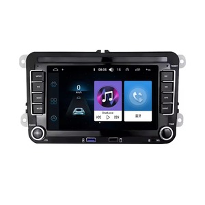 Estéreo para Auto Android 2 Din para VW <span class=keywords><strong>Volkswagen</strong></span> Polo Bora Passat CC Jetta <span class=keywords><strong>Tiguan</strong></span> con CarPlay Inalámbrico, GPS, Bluetooth y WiFi - Product Image 1