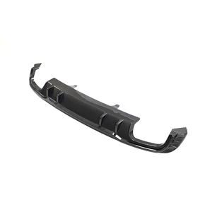 JC Sportline คาร์บอนไฟเบอร์ S4ด้านหลัง Diffuser Lip สำหรับ Audi S4 B9 <span class=keywords><strong>A4</strong></span> Sline Sport 2018 <span class=keywords><strong>2019</strong></span> - Product Image 3