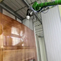 Ligne de peinture en bois équipement de pulvérisation plasma machines de revêtement des métaux