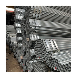 Tuyau en acier <span class=keywords><strong>au</strong></span> carbone galvanisé durable, longueur 6 m, pour la construction d'échafaudages - Product Image 1