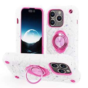 Nuovo Arrivo: <span class=keywords><strong>Cover</strong></span> Robusta in PC e <span class=keywords><strong>Silicone</strong></span> con Cavalletto per <span class=keywords><strong>iPhone</strong></span> <span class=keywords><strong>11</strong></span> 12 13 14 15 16 17 Pro Max - Product Image 1