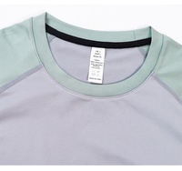 Hommes Compression T Shirt 85% Polyester 15% Spandex Manches Longues Sport Training Gym Baselayer Sportswear Compression T Shirt