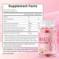Gummies OEM sous Marque Blanche pour l'Amélioration des Hanches et des Fesses chez la Femme – Courbes Naturelles, Gummies BBL pour l'Augmentation du Volume des Fesses