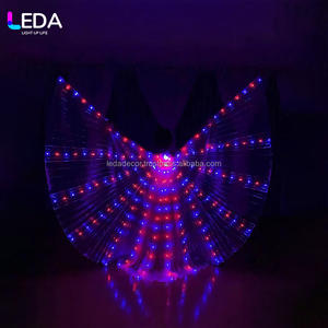 LEDA Nuevo Diseño, Barra de Baile LED, Alas de Mariposa para Danza del Vientre, Accesorios de Iluminación para Espectáculos, 360 Grados, para Adultos - Product Image 4