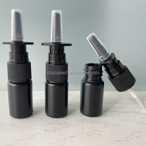 Venta al por mayor 10ml HDPE blanco negro plástico vacío Nasal <span class=keywords><strong>Spray</strong></span> botellas para nariz boca pulverizador <span class=keywords><strong>botella</strong></span> médica embalaje - Product Image 5