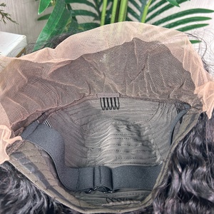 Wholesale Price 12a Wholesale Hot Selling <b>Brown</b> Color 13*4 Water Wave <b>Wig</b> Double Drawn Curly Hair 100% Human Hair - Product Image 5