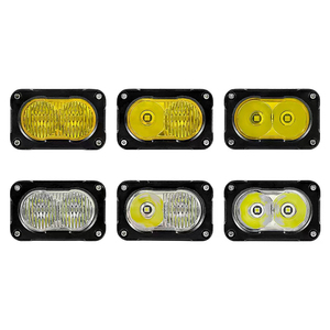 2Pcs <span class=keywords><strong>Led</strong></span> Vỏ Hổ Phách 20W 3 Inch Lái Xe Ánh Sáng Màu Vàng Ánh Sáng Trắng <span class=keywords><strong>LED</strong></span> Bumper Side Lights - Product Image 3