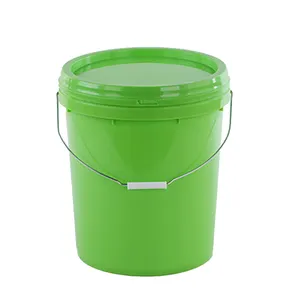 Customized Wholesale 25 Liter 7 Gallon Round Shape Plastic Buckets Food Grade Plastic Pail PP Material Multipurpose