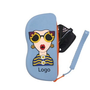 <b>Silicone</b> Storage Pouch | Portable <b>Silicone</b> Sunglass Case | Minimalist Modern Design Storage Pouch - Product Image 1