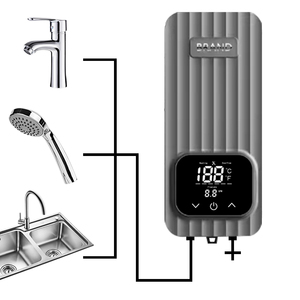 Calentador de Agua Instantáneo sin Tanque de 3.5kW/5.5kW, con Certificación CE, Funcionamiento Silencioso, para Dormitorio, Baño Adjunto, Ducha Eléctrica - Product Image 1