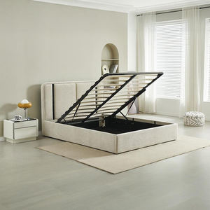 Italian Luxurious <b>Bed</b> Wholesale High End Modern <b>Bed</b> Set Furniture Bedroom Hotel Upholstered King <b>Bed</b> with Storage - Product Image 2