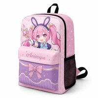 Mode Cartoon bunte Laptop College School Student Rucksack junge Männer Frauen Casual Sport Rucksack mit LOGO