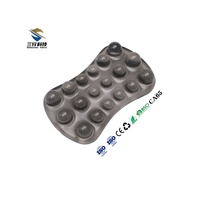 Tapis de souris antidérapant en gel de silicone transparent Sanxing avec repose-poignet, tapis de bureau résistant à l'eau pour le jeu et le bureau