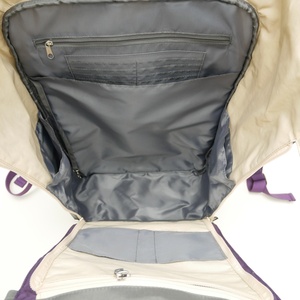 OME Design Foldover Laptop <b>Backpack</b> Waterproof Color Block Nylon Daypack Lightweight Large Capacity Travel School <b>Backpack</b> with - Product Image 5