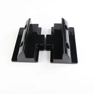 180mm Black Anti UV ABS Solar Panel Side Mounting Brackets Spoiler For Roof Mount Boat Yacht