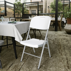 Bán buôn tùy chỉnh xách tay gấp ghế tiệc cho ngoài trời cho nhà hàng & đám cưới nhựa ghế vườn - Product Image 4