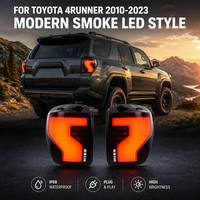 Feux arrière LED fumés pour SUV, compatibles avec Toyota 4Runner 2010-2023, clignotants dynamiques, remplacement de feux arrière LED