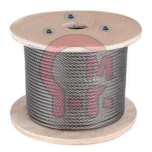 HLM 304/316 해양 등급 스테인리스 스틸 와이어 로프, 7x7 7x19 PVC 코팅 케이블 (리프팅, 건축, 장식용) - Product Image 3