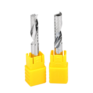 HRC45 HRC55 3mm 3.175 4mm 6mm 1 Flute DLC Coated <strong>Carbide</strong> Endmill Cutter Single Flute <strong>End</strong> <strong>Mill</strong> for Aluminum - Product Image 1