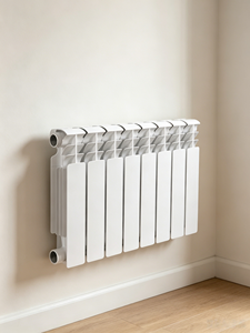 Radiador de Aluminio Blanco Personalizado al por Mayor, Radiador de Calefacción Central Hidrónico OEM para Proyectos Residenciales de Apartamentos - Product Image 4