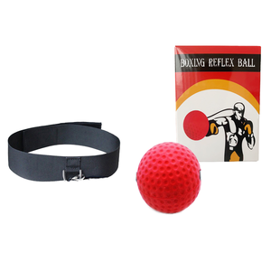 Sản Phẩm Chất Lượng Cao Nhanh Chóng Phản Xạ Da Tốc Độ Thể Thao Đào Tạo Bóng Đấm Đấm Đấm Đấm Đấm Headband Với Đầu Bóng - Product Image 4