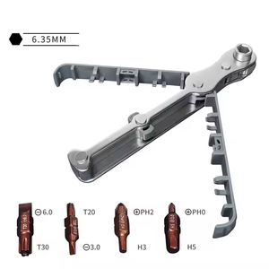 2025 New Product Two Way Ratchet <b>Screwdriver</b> <b>Bit</b> <b>Set</b> Multifunction Steel Pocket Mini Wrench Screw Driver for Household Repair MY - Product Image 5