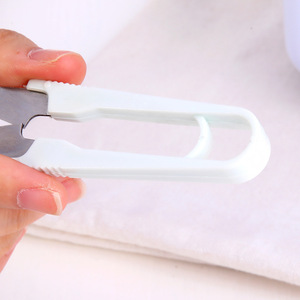 Cross Stitch Scissors Plastic Handle Stainless Steel U Shape For Tailoring And Yarn Trimming <b>Random</b> Color - Product Image 4