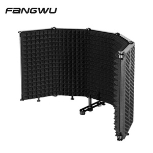 Fangwu — protection en plastique 5 portes, grand <span class=keywords><strong>fond</strong></span> du Microphone, Isolation sonore - Product Image 1