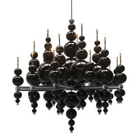 Lustre LED moderne et simple en alliage de fer, style luxe léger, pour salon, salle à manger, chambre à coucher, éclairage MOONTEAR