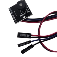 Connecteur de bouton de commutation d'alimentation intégré pour châssis équipé d'accessoires informatiques