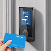 Identicard Access Control Swipe Card Entry System Plastic Badge Entry System with 13.56MHz and 125kHz Frequencies